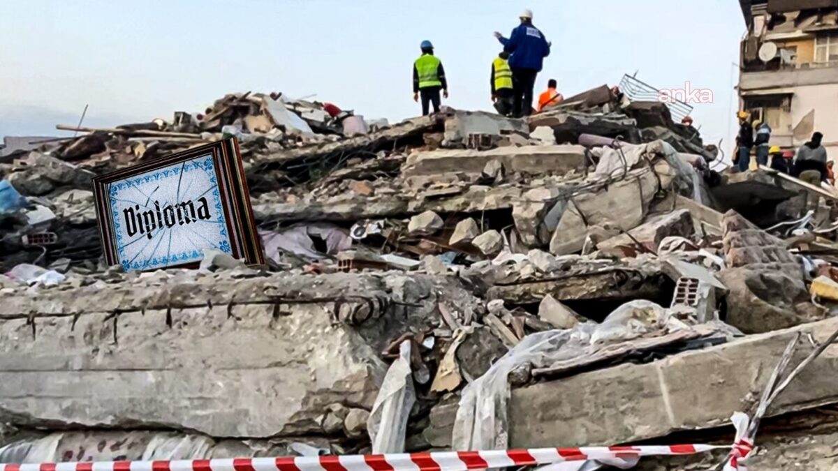 sahte diploma, deprem