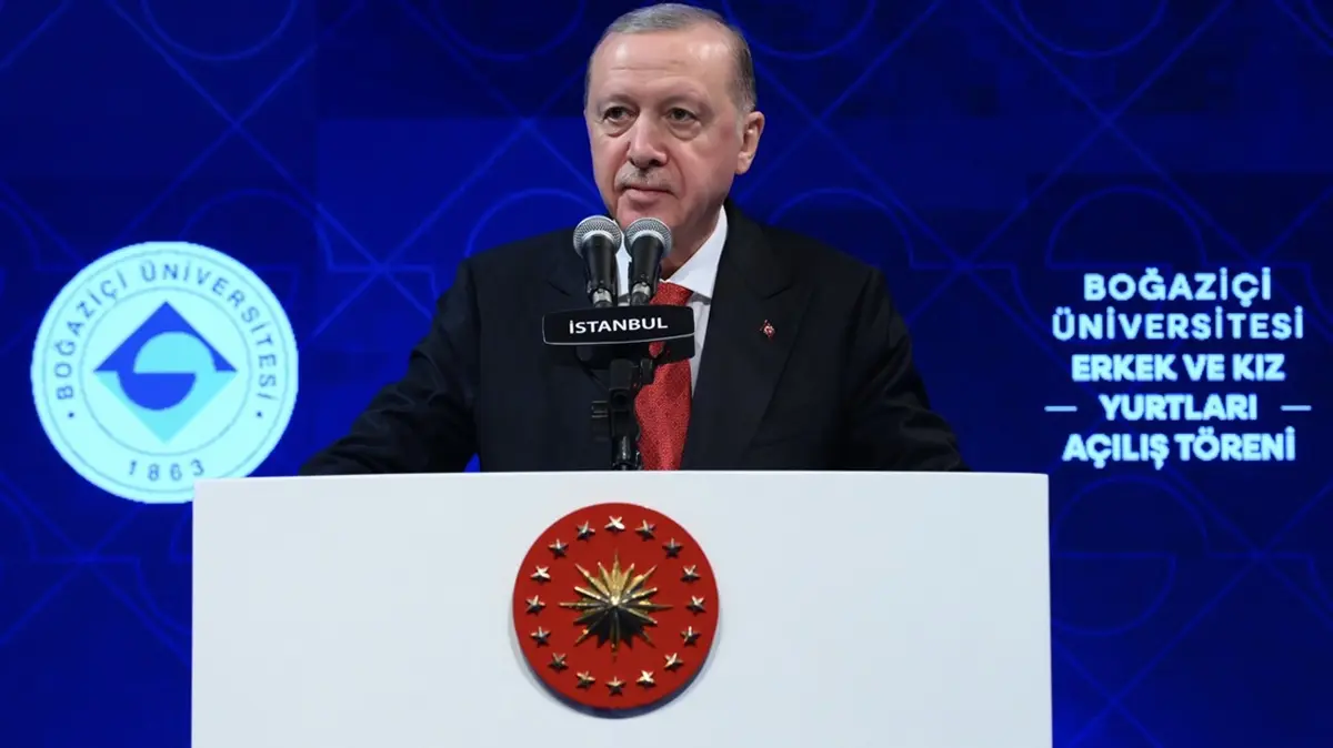 Cumhurbaşkanı Erdoğan Boğaziçi Üniversitesi'nde: "Üniversiteler değişime adapte olmalı"