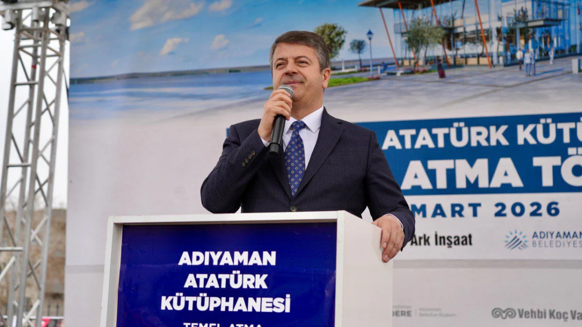 Adıyaman'da Atatürk Kütüphanesi'nin temeli atıldı