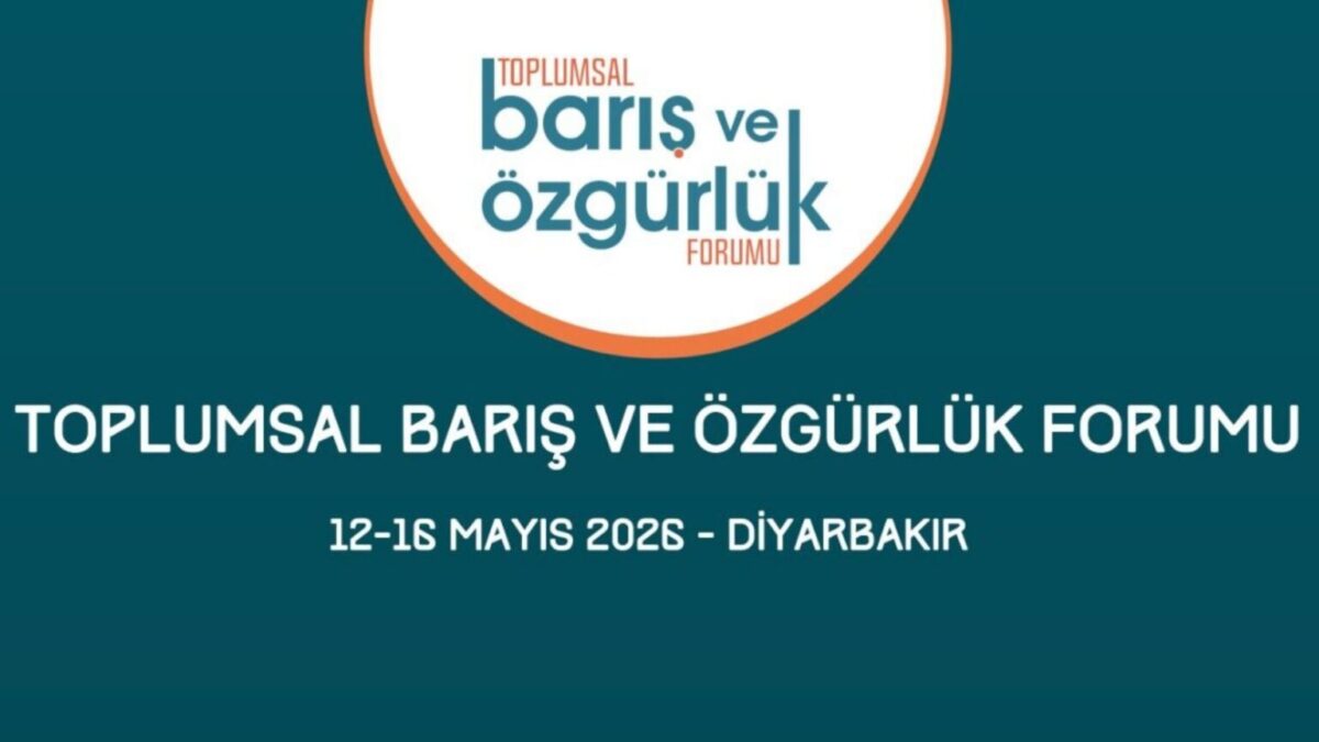 Diyarbakır’da toplumsal barış ve özgürlük forumu düzenlenecek