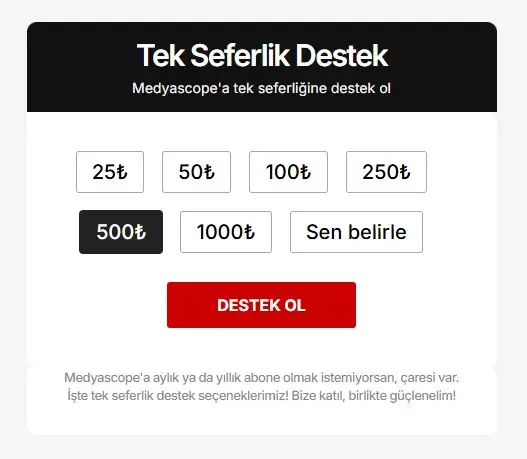 Tek seferlik destek seçenekleri neler?