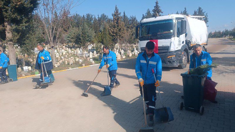 Adıyaman’da bayram hazırlıkları tamamlandı: Mezarlıklar temizlendi, ulaşım ücretsiz olacak