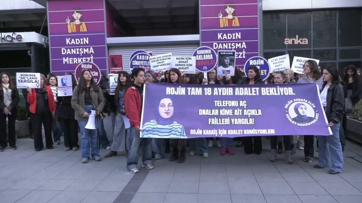 Rojin Kabaiş'in ölümünün 18'inci ayında kadınlar adalet istedi