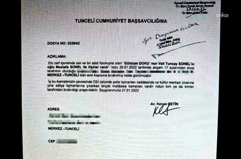 Gülistan Doku soruşturmasında