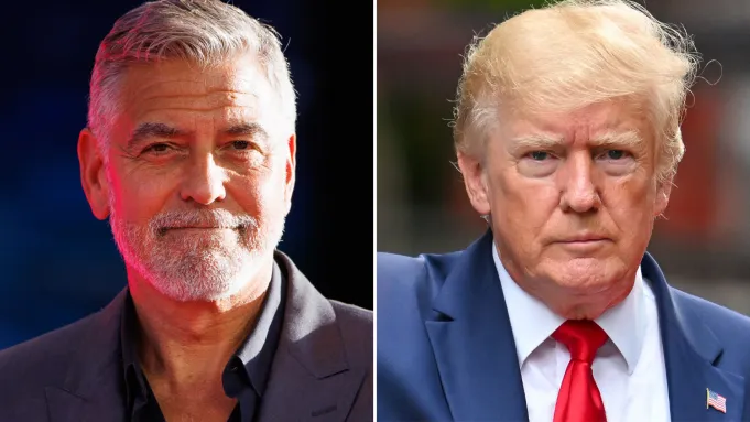 George Clooney ve Donald Trump