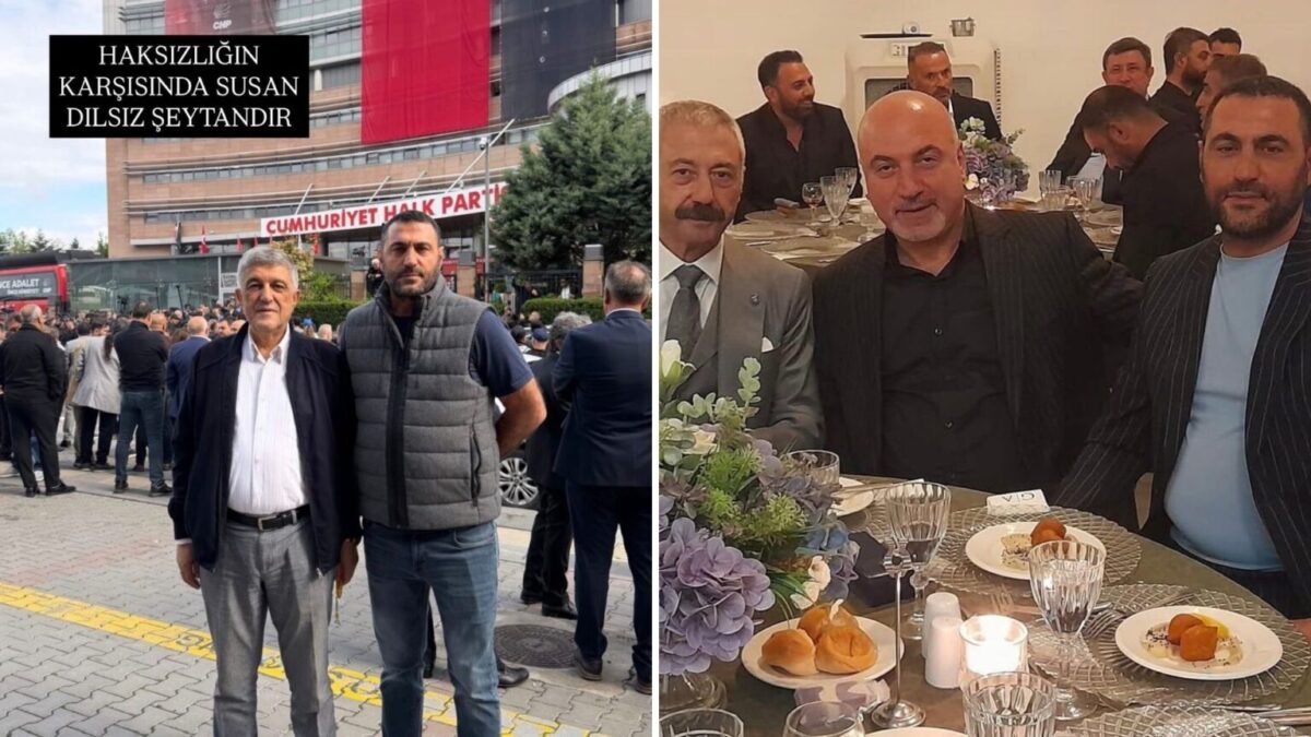 CHP'ye girmeye çalışan bir kişinin Şahinler grubuyla fotoğrafı ortaya çıktı