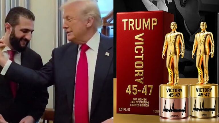 trump şara ve parfüm