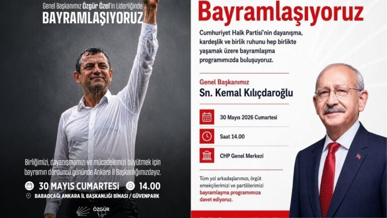 İki CHP'den eş zamanlı iki bayramlaşma: Özgür Özel il başkanlığına, Kemal Kılıçdaroğlu Genel Merkez'e çağırdı