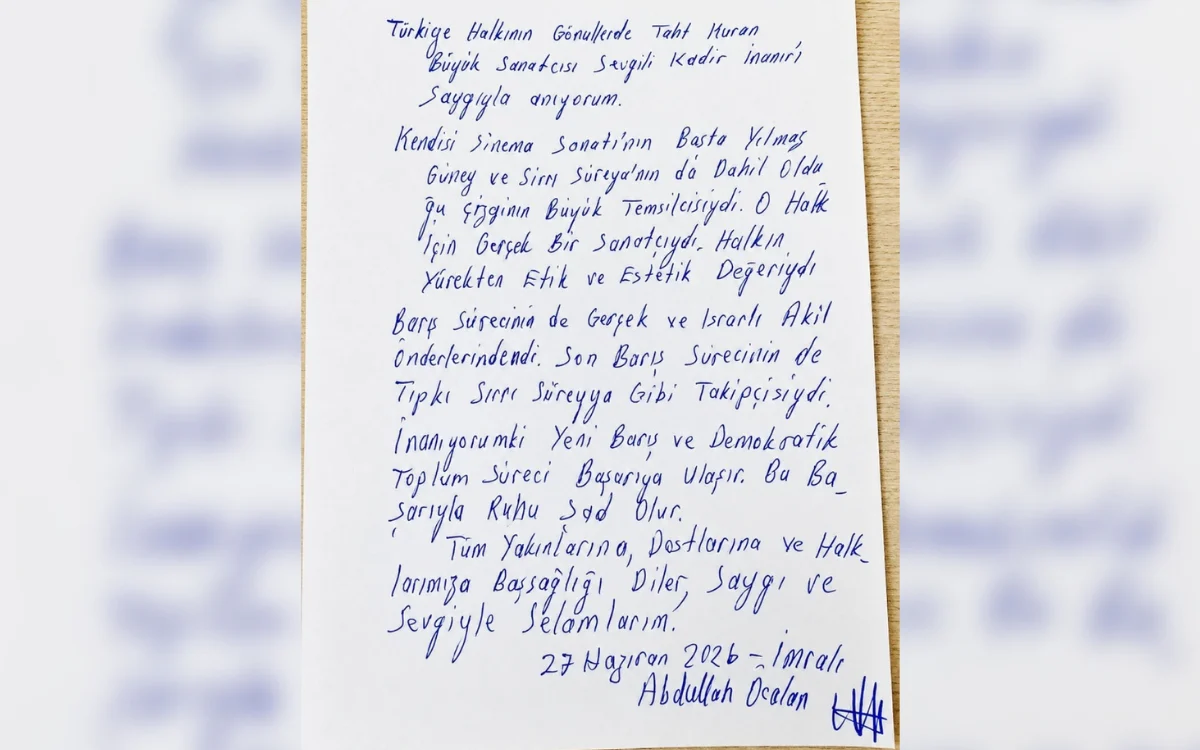 Abdullah Öcalan Kadir İnanır