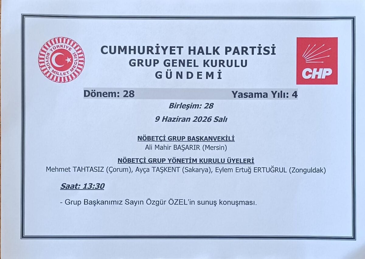 CHP’de grup toplantısı krizi | Özgür Özel net konuştu: “Kürsüyü atanmış birine bırakmamız mümkün değil”