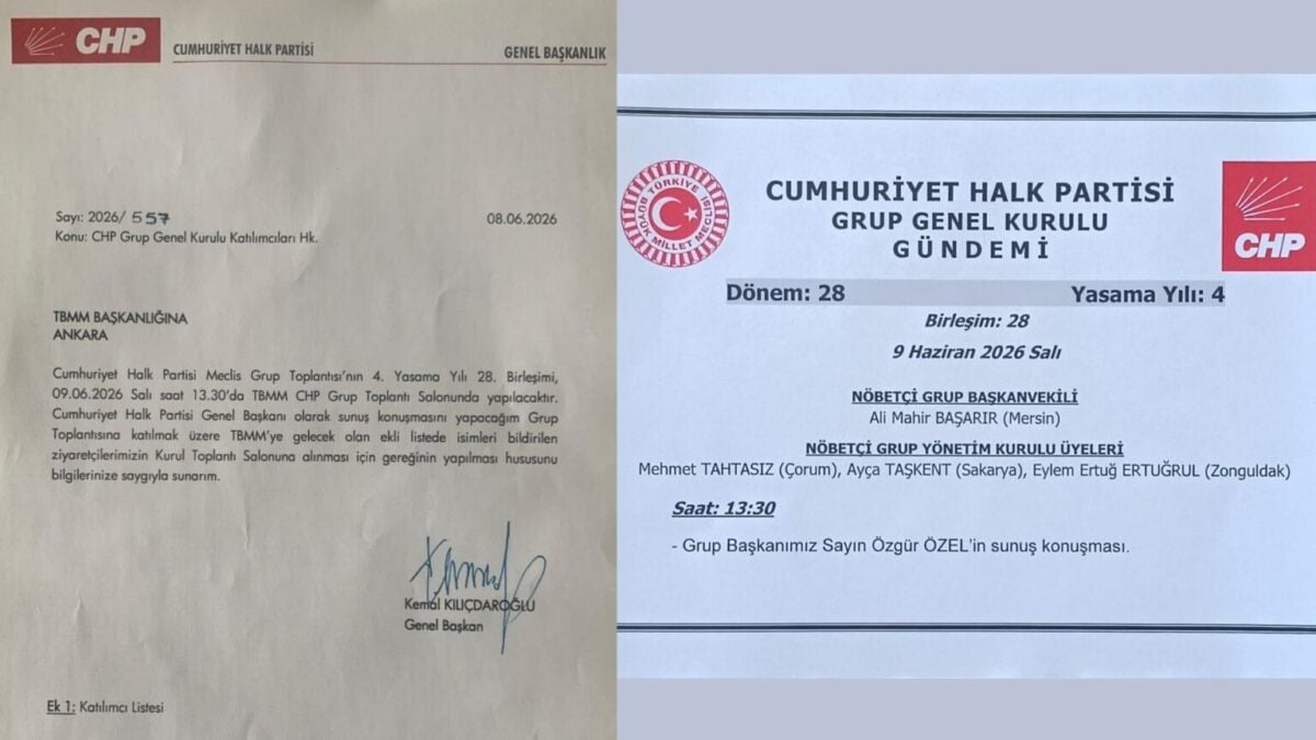 CHP grup toplantısını