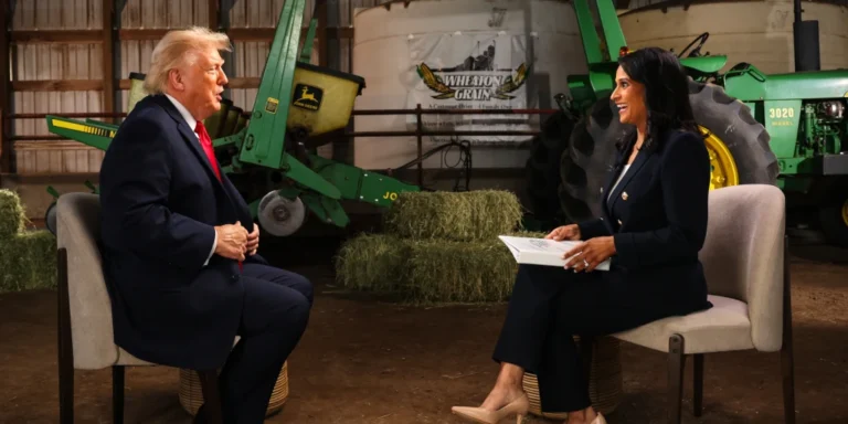 Trump ve Kristen Welker