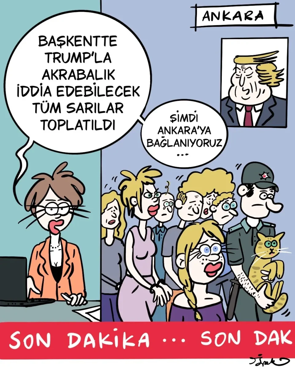 İpek Özsüslü, her hafta Medyascope takipçileri için çiziyor. 6 Temmuz 2026 haftasının karikatürü: “Ankara’da NATO önlemleri…“