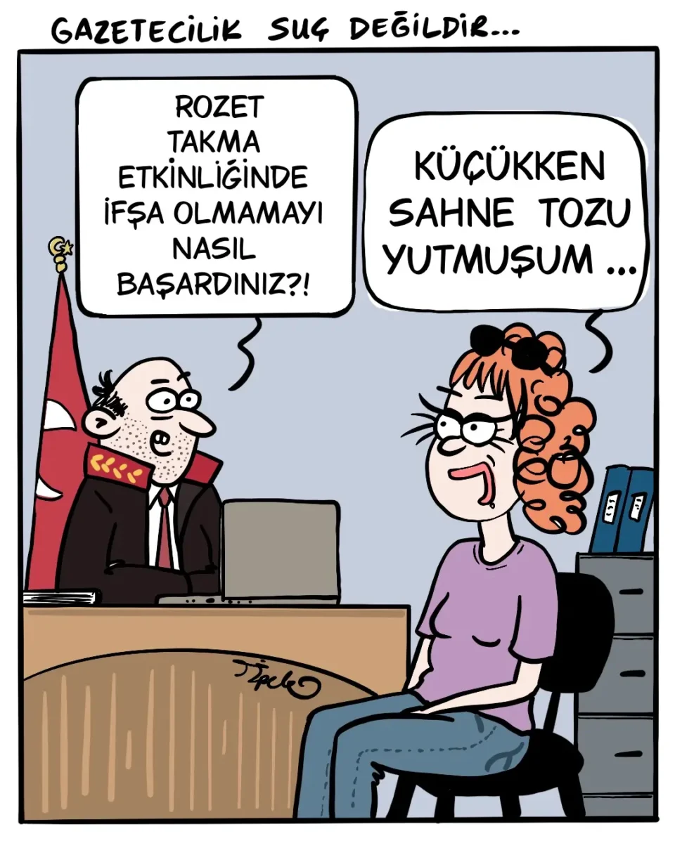 Karikatür | Küçükken sahne tozu yutmuşum…