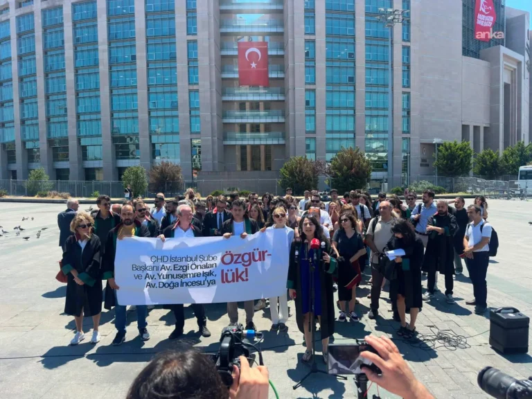 Tutuklu avukatlar için eylem