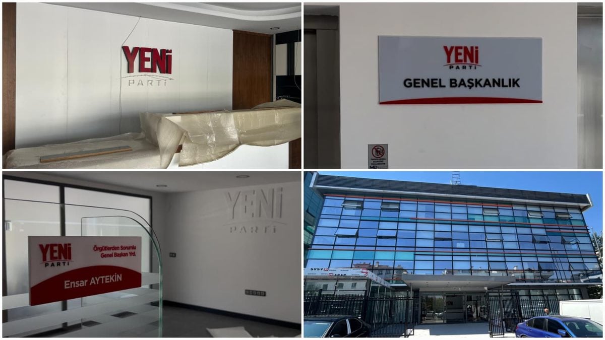 YENİ Parti Genel Merkez binasında son hazırlıklar yapılıyor