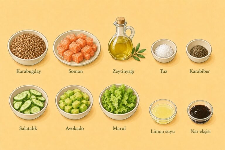 Yemek Arası (3): Somonlu karabuğday salatası nasıl yapılır?