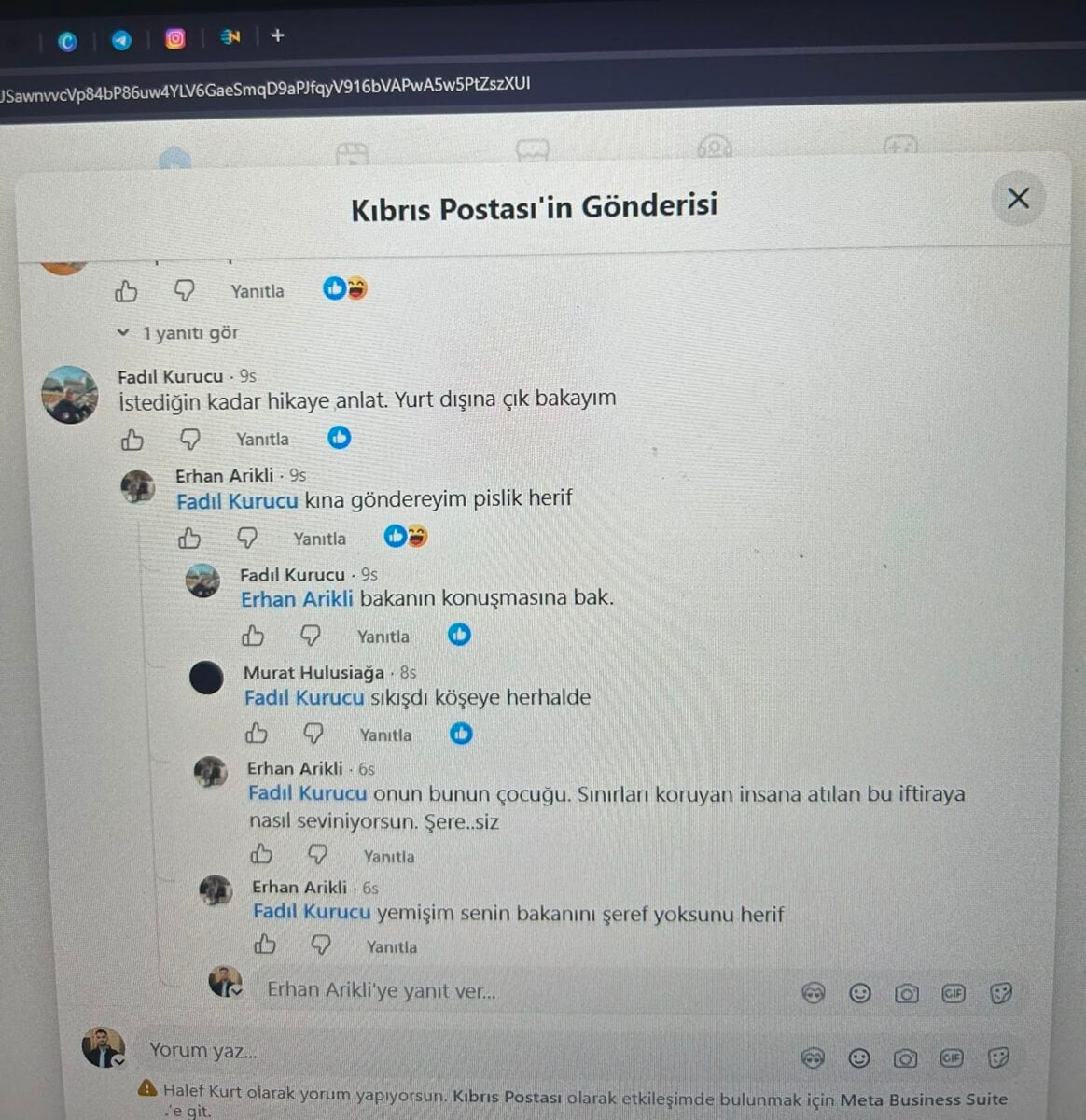 KKTC’li Bakan Arıklı, İsak dosyasını hatırlatanlara küfürle yanıt verdi