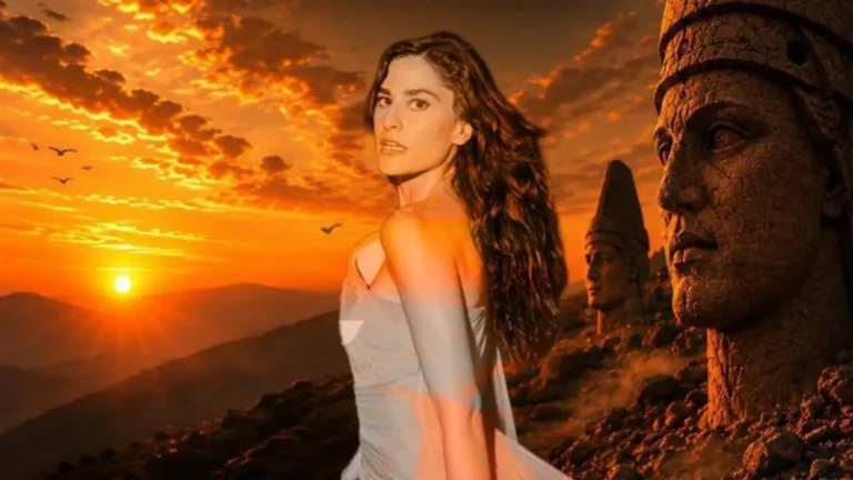 Nemrut Dağı’nın zirvesinde