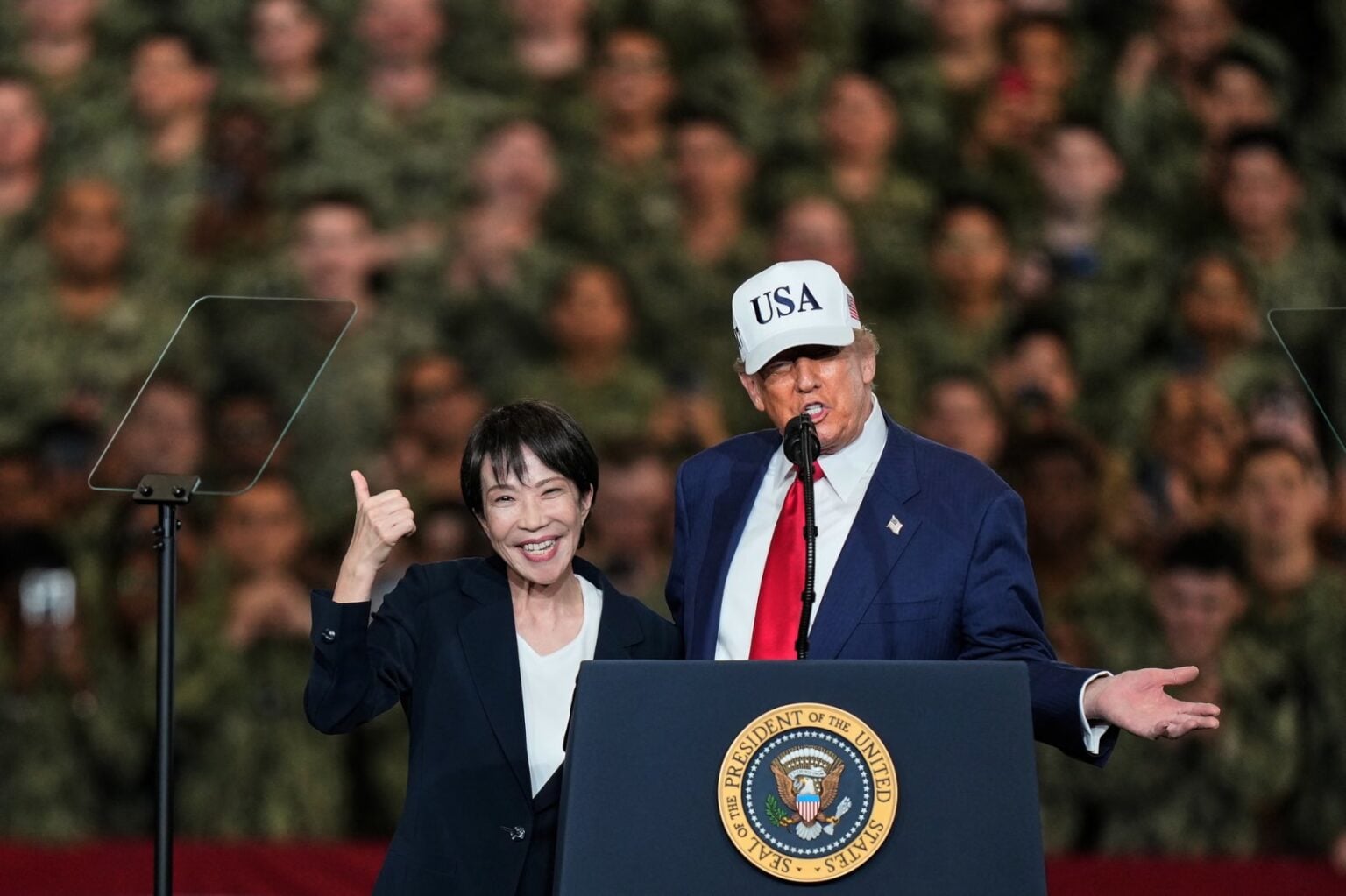 Donald Trump ve Sanae Takaichi