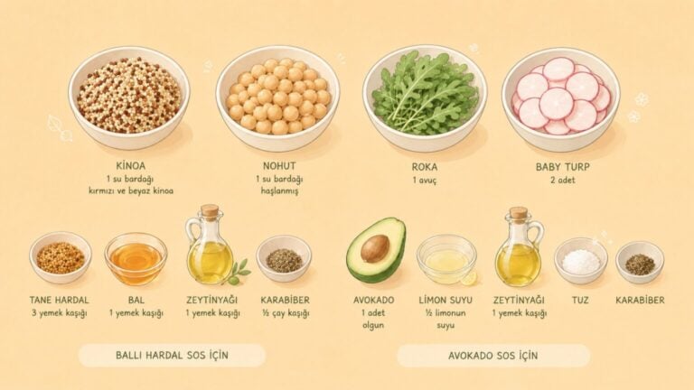 Yemek Arası (2): Ballı hardallı kinoa salatası nasıl yapılır?