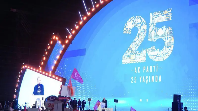 Cumhurbaşkanı Erdoğan AKP'nin 25. yılı kutlamalarında konuştu