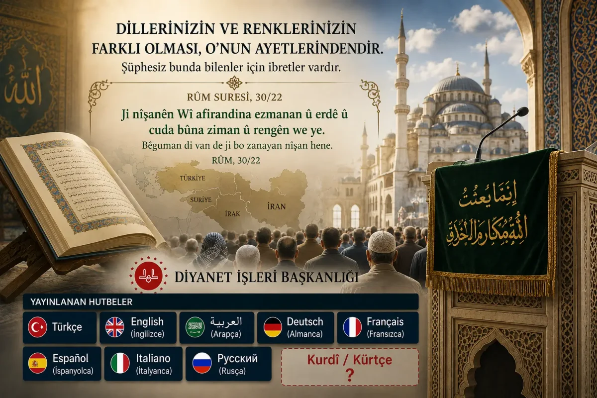 Allah’ın ayeti olan dil, Diyanet’in hutbesinde neden yok?
