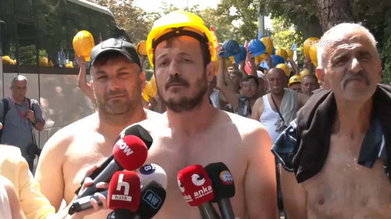 Taahhüt sözü verilen madenciler