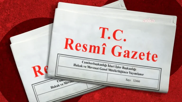Çerçeve yasa Resmi Gazete'de