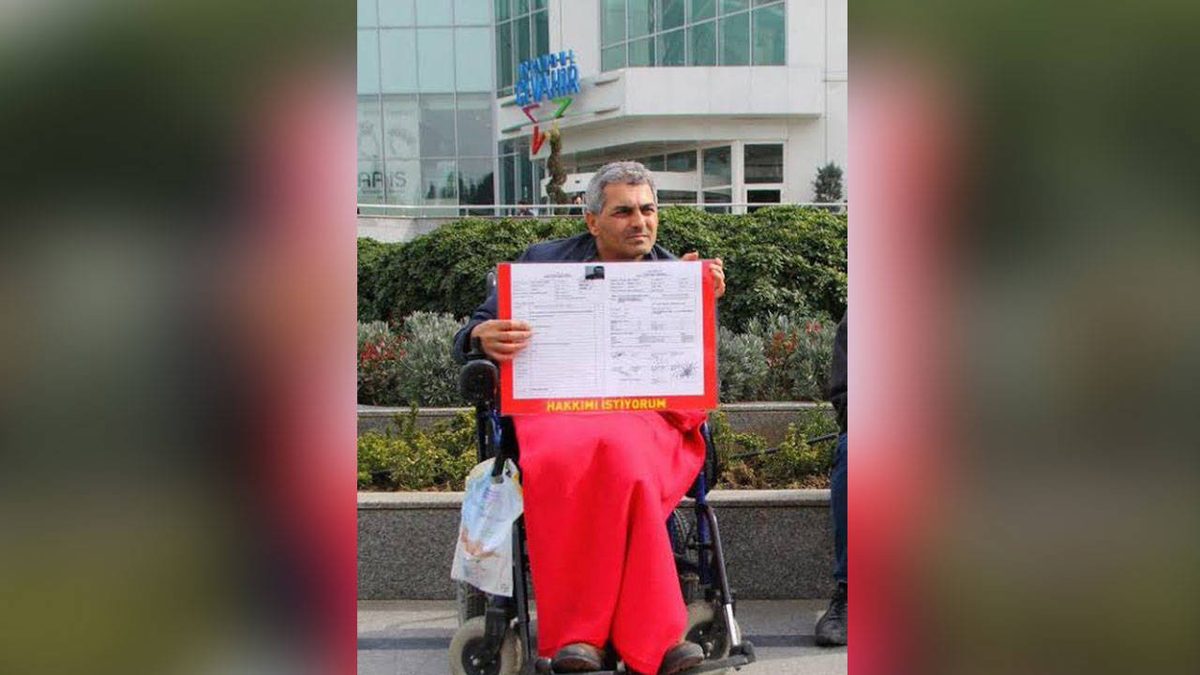 Yüzde 96 engelli hükümlünün tahliye talebi "cezaevinde hayatını yalnız idame ettiremez" raporuna rağmen reddedildi