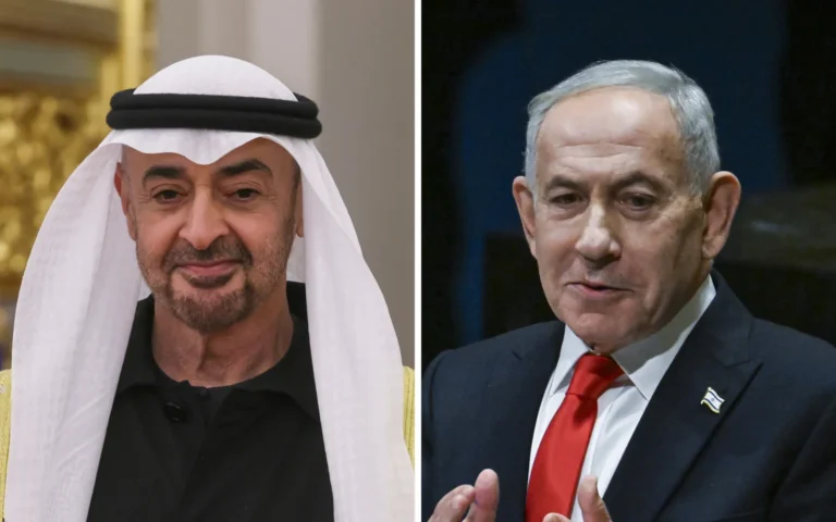 Netanyahu ve Şeyh Muhammed bin Zayed Netanyahu’nun BAE ziyareti