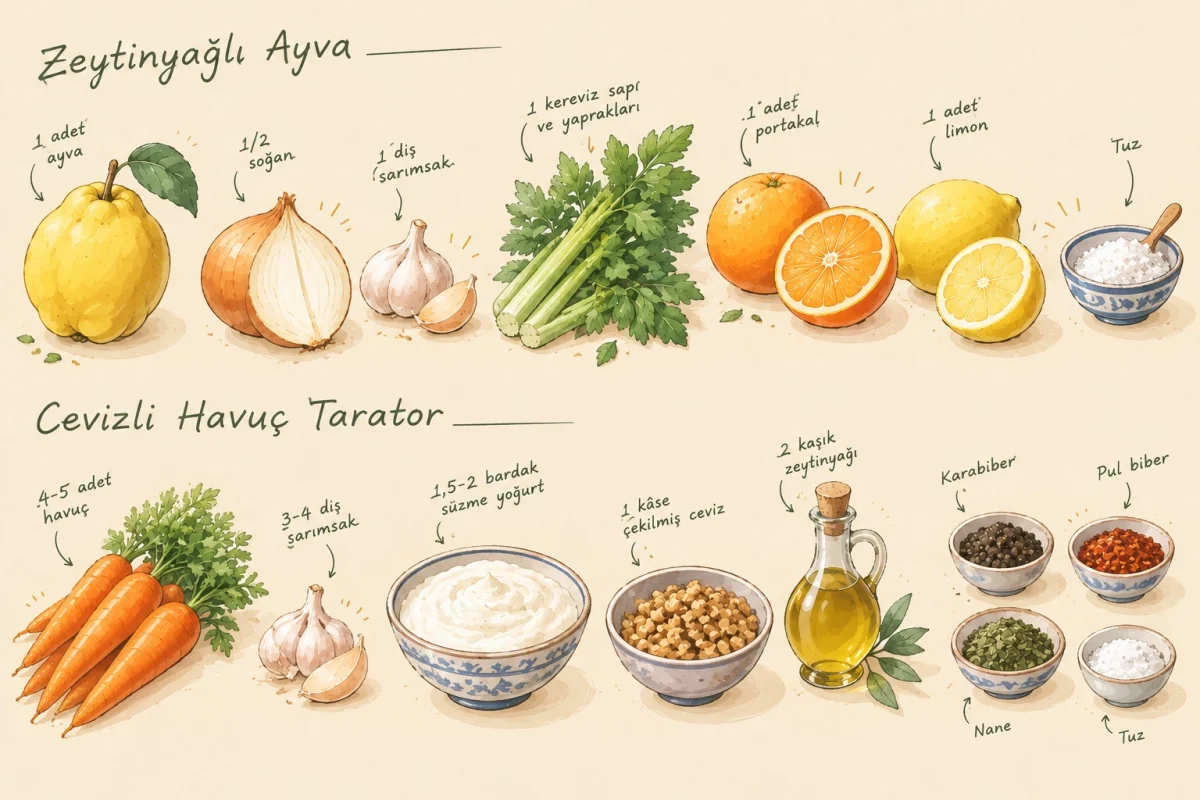 Zeytinyağlı ayva