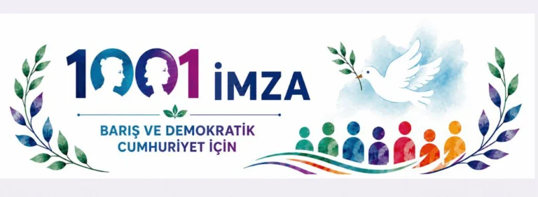 "Demokratik Cumhuriyet ve Barış için 1001 İmza" kampanyası başlatılacak
