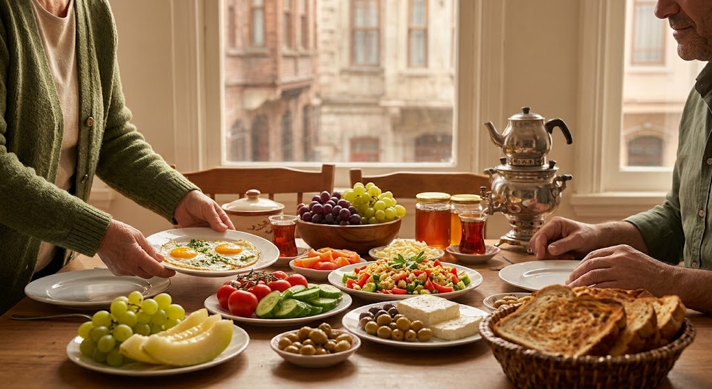 Anneannemin meyveli sabah