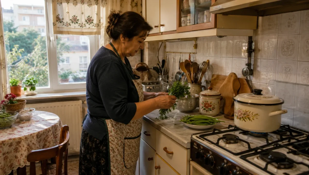Sekiz saatte pişen fasulye