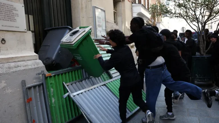 fransa lise protestoları