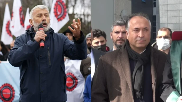 Başaran Aksu ve avukat Mürsel Ünder