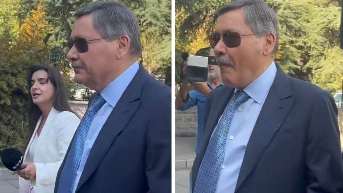 Melih Gökçek adliyeye sakız çiğneyerek geldi