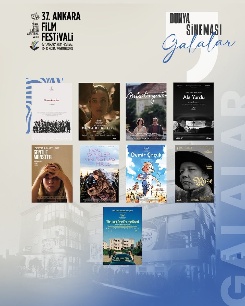 37. Ankara Film Festivali’nde “Galalar”: Dünya Sinemasından 9 Ankara Prömiyeri