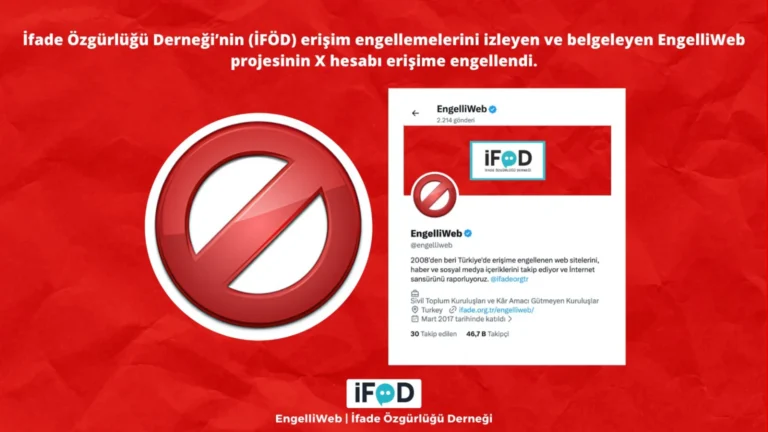 EngelliWeb'in sosyal medya hesabına