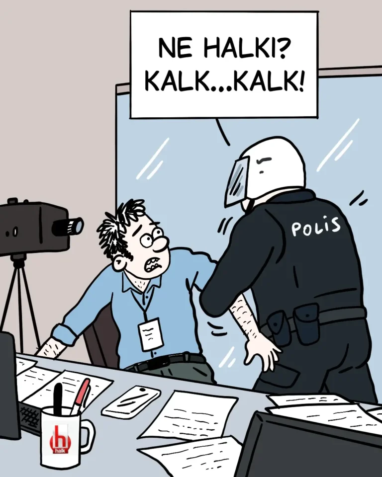 Karikatür | Ne halkı? Kalk kalk...