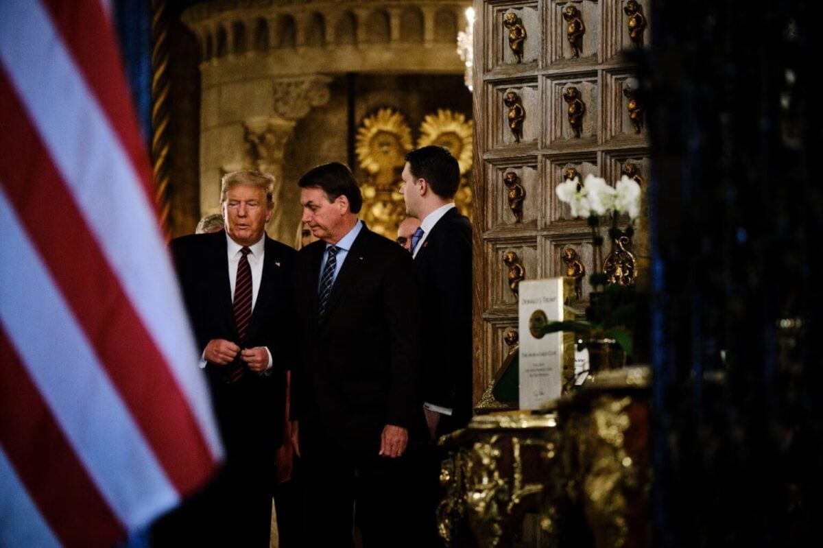 trump ve jair bolsonaro
