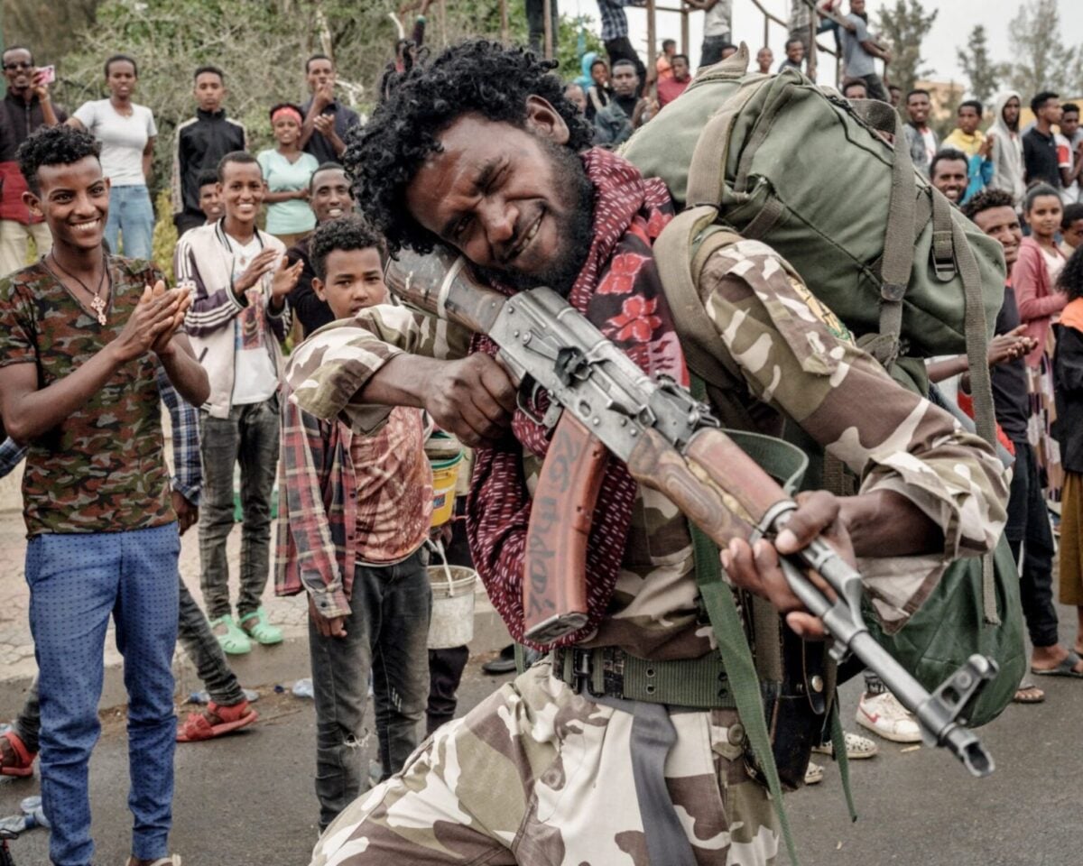 Tigray Halk Kurtuluş Cephesi'nden bir militan, Etiyopya