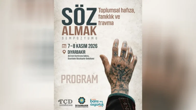 Diyarbakır'da "Söz Almak: Toplumsal Hafıza, Tanıklık ve Travma" sempozyomu düzenlenecek