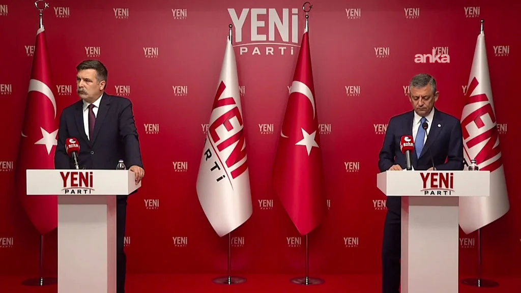 Özgür Özel, Erkan Baş ile bir araya geldi: "Erdoğan, istifa etmeli"
